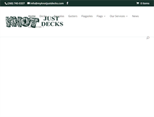 Tablet Screenshot of myknotjustdecks.com